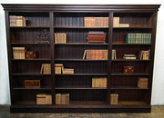 Large Edwardian Oak Open Bookc