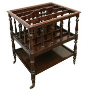 Late George III Mahogany Cante