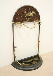 antique furniture late victorian brass and coppe Late Victorian Brass and Coppe