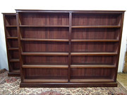 Pair of Mahogany Open Bookcase