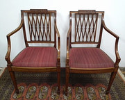 Pair of Sheraton Style Mahogan