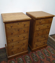 Pair of Victorian Pedestal Bed