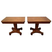 Pair of William IV Satinwood C
