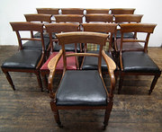 Set of 13 William IV Mahogany