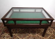 Unusual Mahogany Display Case