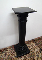 Victorian Ebonised Wood Pedest