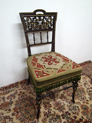 Victorian Ebonised and Gilt Sm