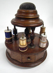 Victorian Mahogany Bobbin Stan