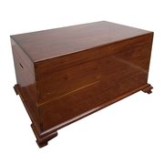 Victorian Mahogany Trunk