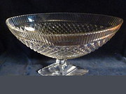 Georgian Irish glass pedestal