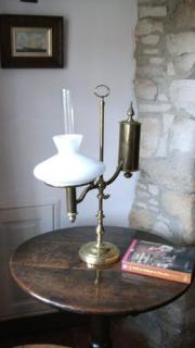 Victorian oil lamp