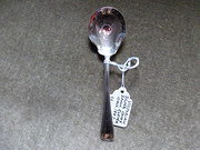 Victorian silver caddy spoon