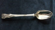 antique silver william 1v silver basting spoo William 1V Silver basting spoo