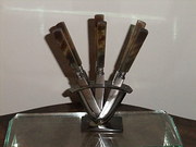 Art Deco Bakelite Knife Set