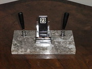 antique desk furniture / accessories art deco flip calendar and pen Art Deco Flip Calendar and Pen
