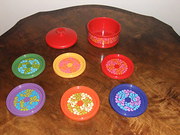 Retro 1960s Coaster Set