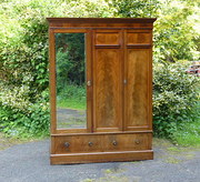EDWARDIAN MAHOGANY TRIPLE WARD