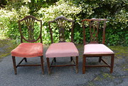 THREE 19C MAHOGANY DINING ROOM