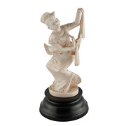 ivory antiques carved ivory figure of a femal Carved Ivory Figure of a Femal