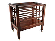Edwardian Walnut Music Canterb
