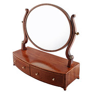 George III Mahogany Bow Fronte