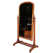 Victorian Walnut Cheval Dressi