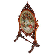 Victorian Walnut Frame Tapestr