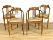 antique furniture 4 art deco captains tub dining 4 Art Deco Captains Tub Dining