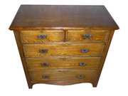 antique furniture victorian style elmoak chest o Victorian style ElmOak Chest O