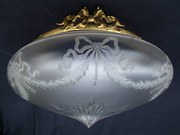 Edwardian Opaque Etched Ceilin