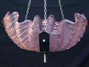 Pink Deco Shell Ceiling Light