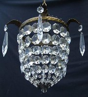 Small Edwardian purse chandeli