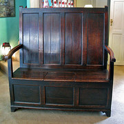 A George III Welsh oak box Set