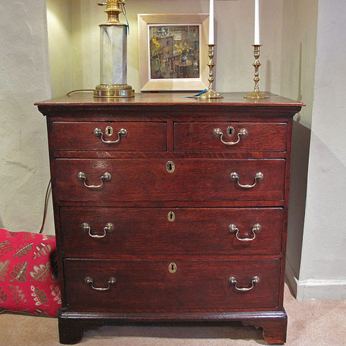 A George III oak Chest of Drawers