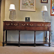 A Welsh oak Dresser Base