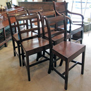 antique furniture a harlequin set of country din A harlequin set of country Din