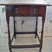 An early 18th c oak Side Table