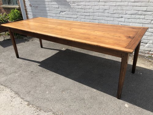 19th Century French Cherry Farmhouse Table