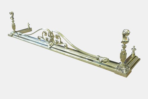 19th c. Brass Fender