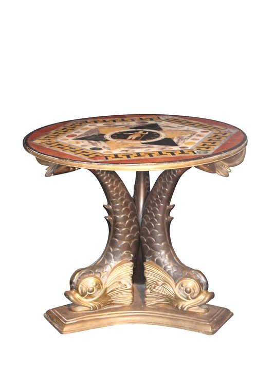 19th c. Darmanin Marble Table