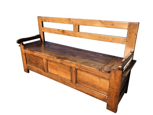 Antique Elm Bench