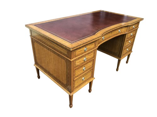 Antique Gillows Satinwood Desk