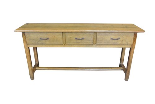 Antique Golden Oak Farmhouse Server