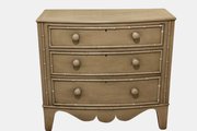 antique furniture bow fronted faux bamboo chest Bow Fronted Faux Bamboo Chest