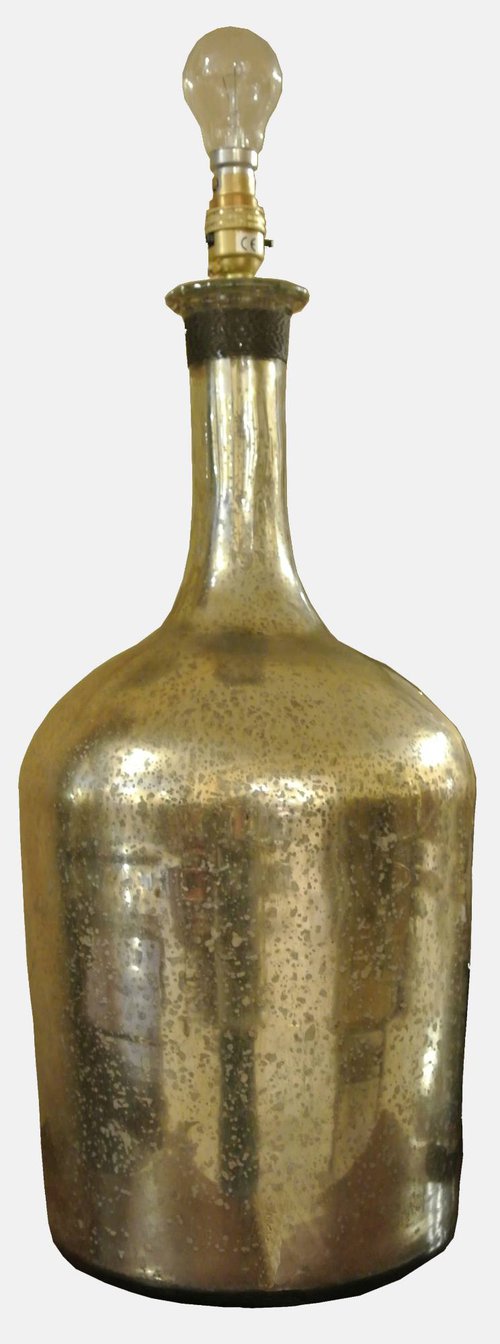 Decorative Table Lamp in French Wine Bottle Form