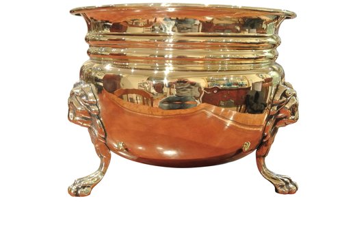 George III Brass Planter