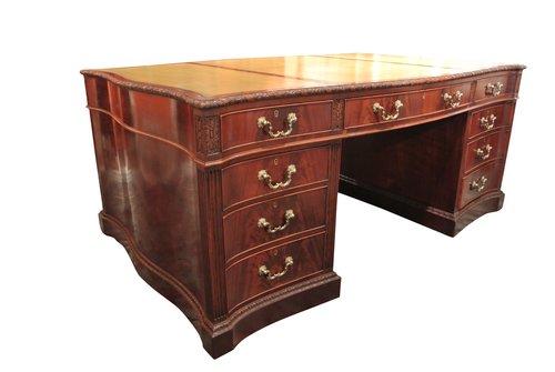 George III Chippendale Style Partners Desk