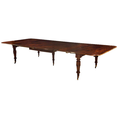 Large Antique Dining Table Boardroom Table