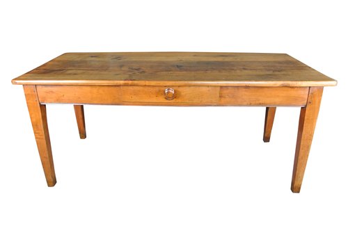 Large French Cherrywood Farmhouse Table
