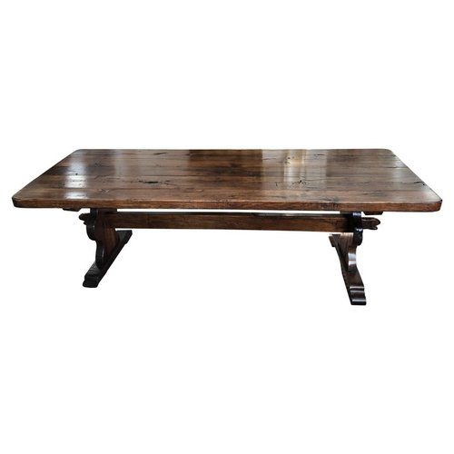 Large Solid Antique French Farmhouse Table